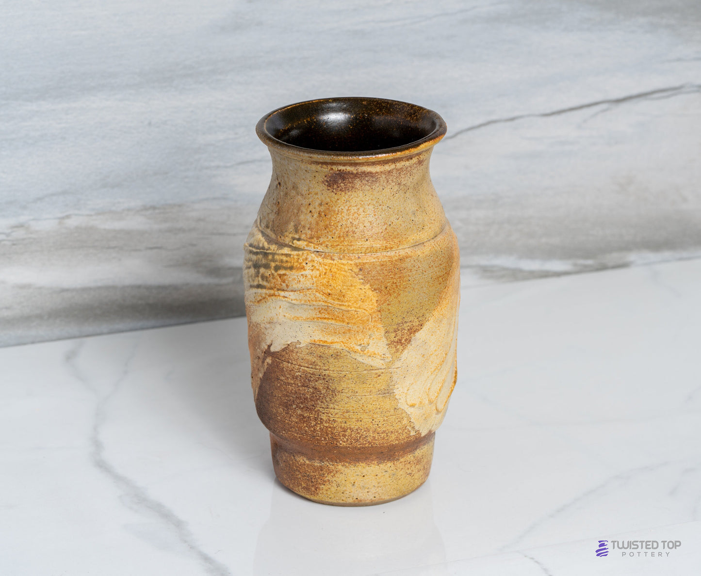 Wood Fired Ceramic Pottery Vase