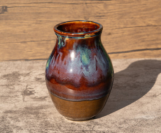 Tenmoku and Jade Vase