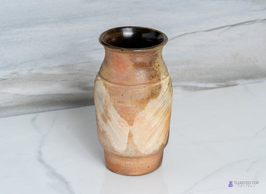 Wood Fired Ceramic Pottery Vase