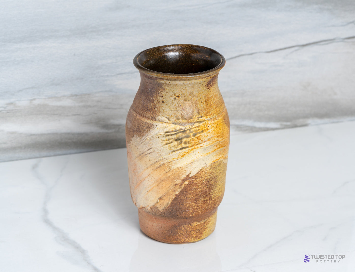Wood Fired Ceramic Pottery Vase