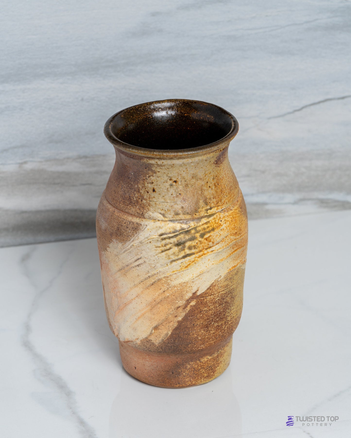 Wood Fired Ceramic Pottery Vase