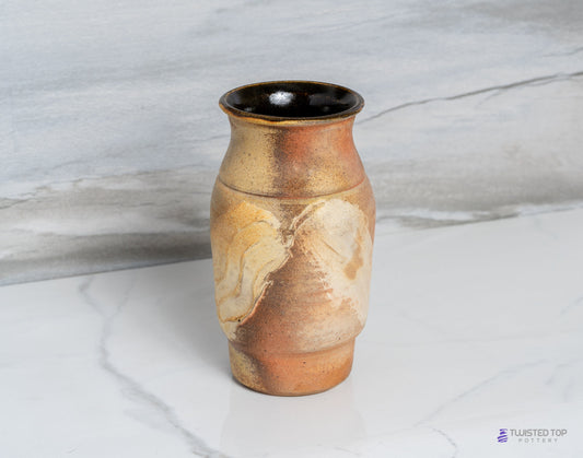 Wood Fired Ceramic Pottery Vase