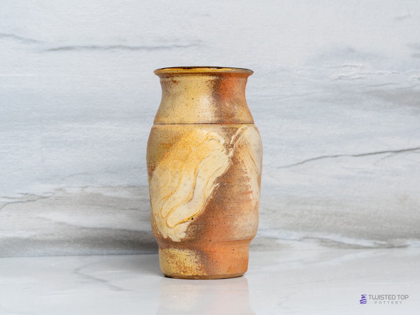 Wood Fired Ceramic Pottery Vase
