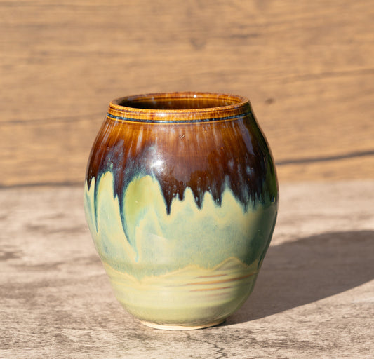 Tenmoku and Jade Vase