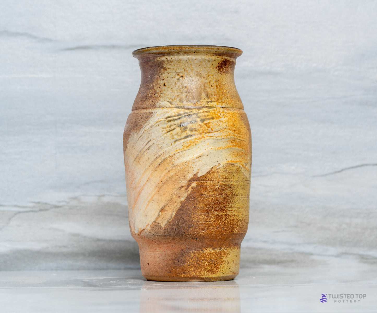 Wood Fired Ceramic Pottery Vase